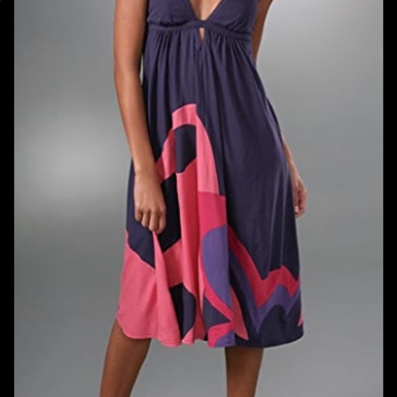 Rebecca Taylor Color Block Cami Dress - Picture 4 of 7